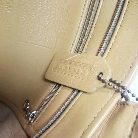 Coach Vintage Waverly Bag Saffron  Yellow #4133 - Picture 8 of 16